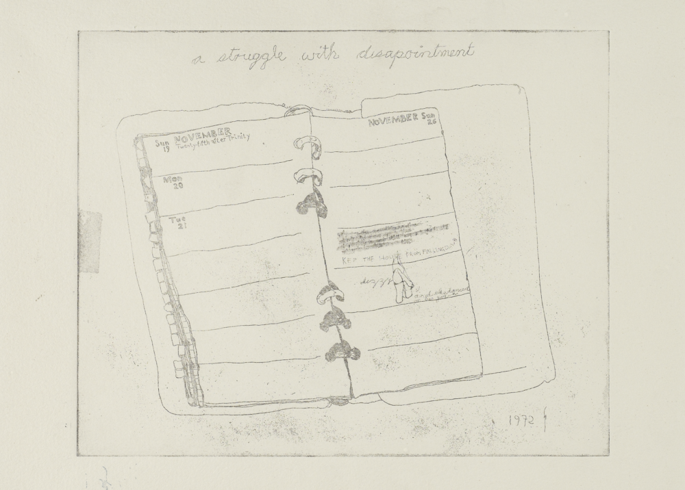 Appointment Book – a struggle with disappointment, to keep the house from falling down
